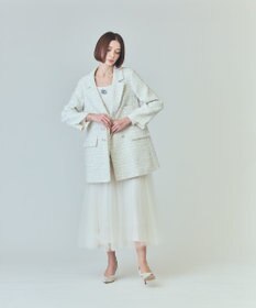 GRACE CONTINENTAL ツイードテーラードコート