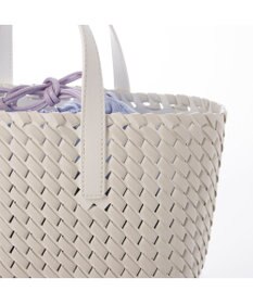 UNBILLION カシュカシュ cachecache / コードかがり横長トートバッグ