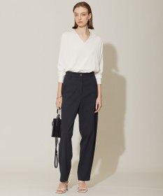 ICB L 【WEB限定カラーあり・接触冷感・UVケア・洗える】 シンセティックハイゲージ Vネックプルオーバー