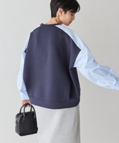 AMERICAN HOLIC 異素材コクーンポンチプルオーバー