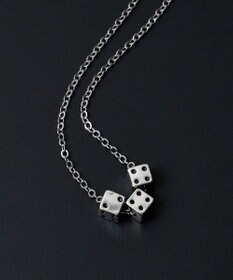 WEGO M立体モチーフ3連ネックレス