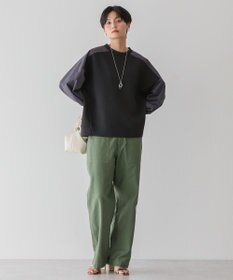 AMERICAN HOLIC 異素材コクーンポンチプルオーバー