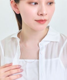 Phoebe 【SV925】シルキーシャインスエッジチェーンネックレス