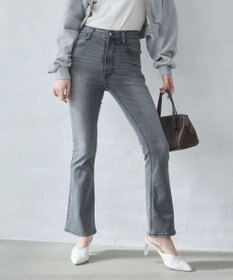 WEGO 【美脚パンツ】ストレッチフレアデニムパンツ