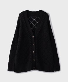 GRACE CONTINENTAL オーバーニットカーディガン