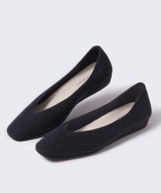 steppi ウール混 スクエア パンプス