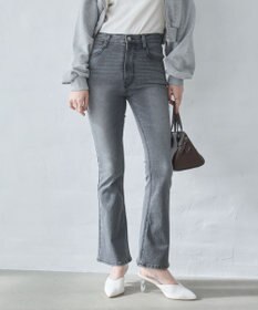 WEGO 【美脚パンツ】ストレッチフレアデニムパンツ