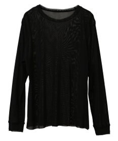 YECCA VECCA クルーネックレイヤードシアートップス