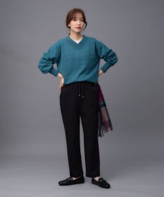 ANY L 【ストレッチ/ウエストゴム】エニィーヒート テーパードパンツ