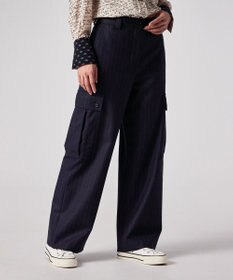 Paul Smith ストライプ ウール カーゴパンツ