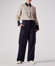 Paul Smith ストライプ ウール カーゴパンツ