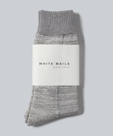 WHITE MAILS PAPER PILE ミドルゲージソックス