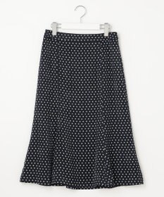 J.PRESS LADIES 【洗える】ジオメトリック マーメイド スカート