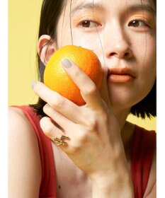 AMERICAN HOLIC イニシャルリングＧＬＤ