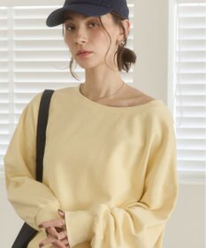 WEGO 【ANGIE VINTAGE/SETUP対応アイテム】オフショルダー裏毛スウェット