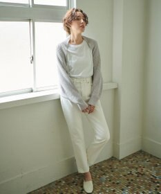 #Newans 【洗える】エアリーウールボレロカーディガン