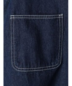 earth music&ecology スクエアデニムシャツ