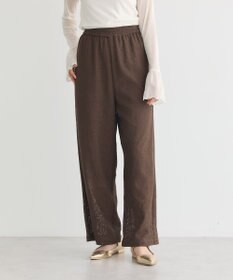 earth music&ecology レースイージーパンツ