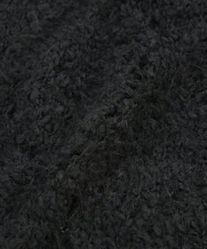 earth music&ecology シャギーミックス透かしハート柄ニットプルオーバ