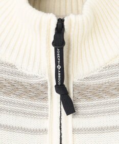 JOSEPH ABBOUD MOUNTAIN 【UNISEX】ジャガード柄 ZIPニット アウター