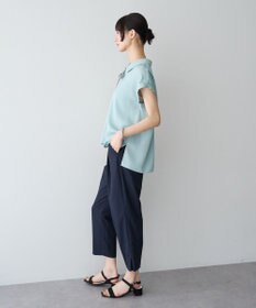 YECCA VECCA 【UVカット】サラサライージーテーパードパンツ