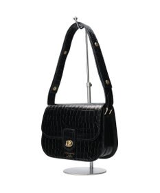 INTER-CHAUSSURES 【CHRISTIAN VILLA】フラップタイプレザーショルダーバッグ