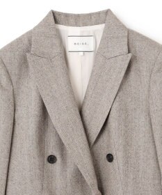 BEIGE， NATION / ウールヘリンボーンダブルジャケット