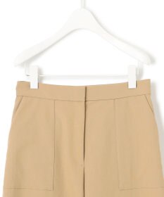 ICB 【洗える】ストレッチピーチツイル バレルパンツ