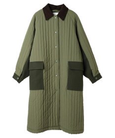 AMERICAN HOLIC キルポカ異素材Ｍｉｘロングコート