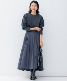 23区 L 【洗える】バナナスリーブ フォルム ロングTシャツ