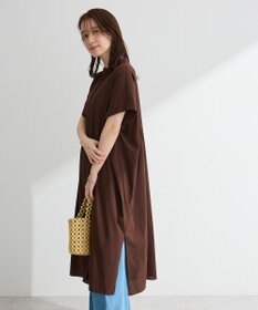 Green Parks 半袖シアースキッパーシャツワンピース