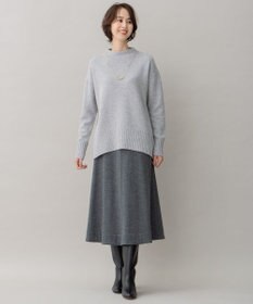 自由区 ウールジャージー フレアシルエットスカート