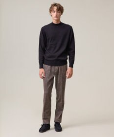 J.PRESS MEN 動きやすさにこだわった立体設計【洗える】コットンカシミヤモックネック ニット