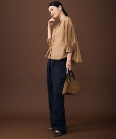 自由区 【SHIHOさん着用・機能性抜群・旬シルエット】ファンクショナルブロード カーブパンツ