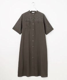 J.PRESS LADIES 【WEB限定カラーあり】エンブロイダリー シャツ ワンピース