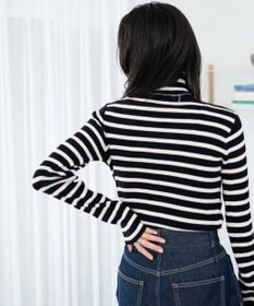 WEGO リブタートルネックニット