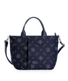 IBIZA アスール　ロゴデニム　2WAYバッグ