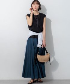 23区 VIOLAd'ORO ラフィアシート レザーコンビ ワンハンドルバッグ