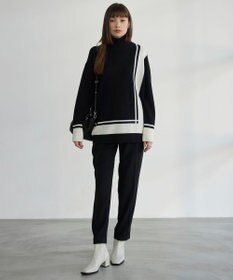 ICB 【洗える】 ライトダブルクロス ドロストパンツ