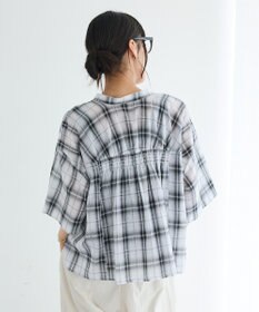 CRAFT STANDARD BOUTIQUE バックギャザーポンチョシャツ