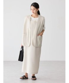 AMERICAN HOLIC ＳＥＴ　イージーケアジレベスト＋Ｉラインワンピース