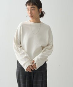 AMERICAN HOLIC ミニ裏毛タックスリーブショートプルオーバー1