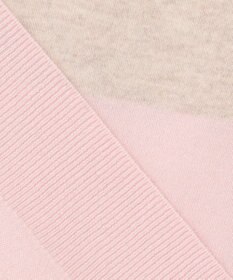 BEIGE， 【WEB限定・洗える】DEMING / バイカラーウールタートルネックニット