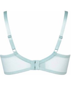 WACOAL 【リボンブラ 脇すっきり】 ブラジャー 脇高設計 着やせシルエット 谷間をメイクしてキープ Gカップまで対応 大きいサイズ レディース BRB433 /ワコール