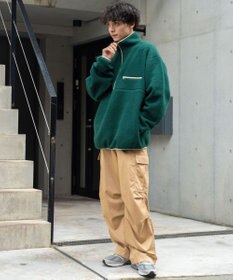 WEGO フリース ハーフZIPプルオーバー