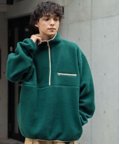 WEGO フリース ハーフZIPプルオーバー