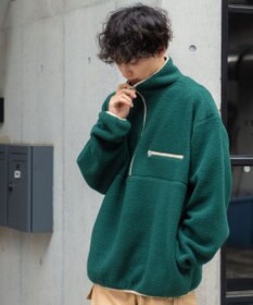 WEGO フリース ハーフZIPプルオーバー