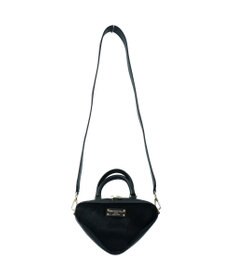 INTER-CHAUSSURES 【Christian Villa】レザーコンビトライアングルミニバッグ