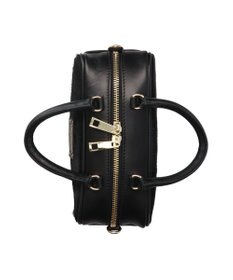 INTER-CHAUSSURES 【Christian Villa】レザーコンビトライアングルミニバッグ