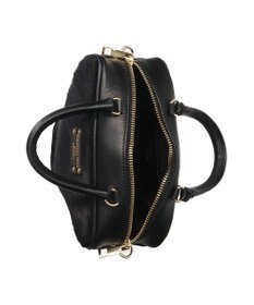 INTER-CHAUSSURES 【Christian Villa】レザーコンビトライアングルミニバッグ